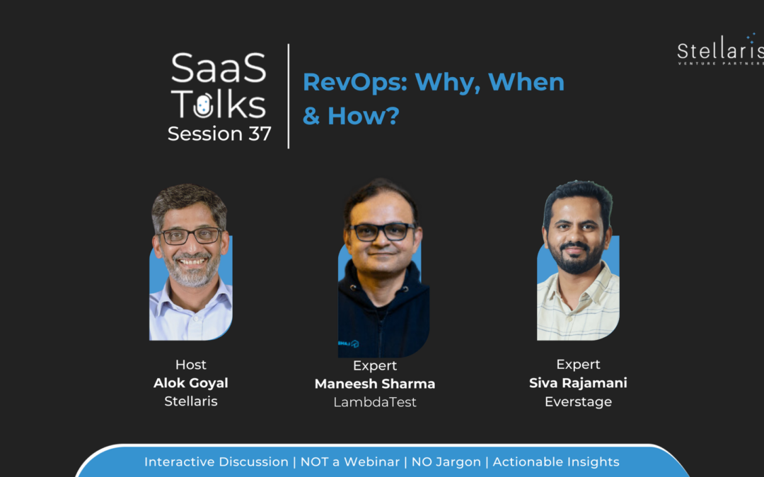 SaaS Talks #37: RevOps – Why, When & How?